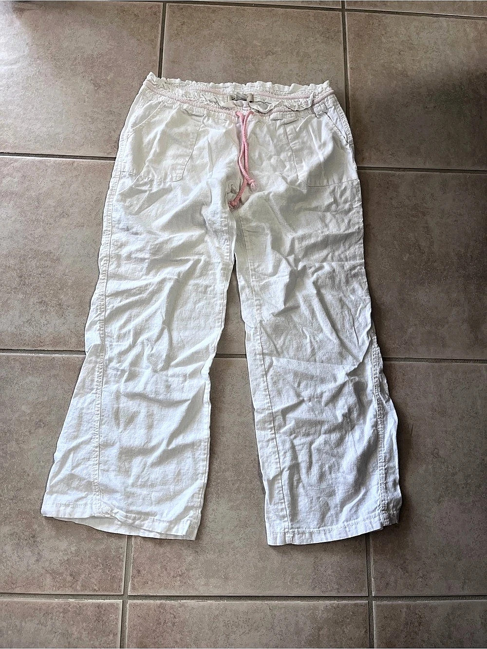 Kiss & cry Wide Leg Pants linen blend